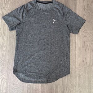 Orangetheory Dark Heather Gray Short Sleeve Performance Tee